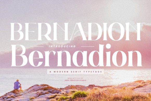 Bernadion Typeface for Elegant Maker Brands