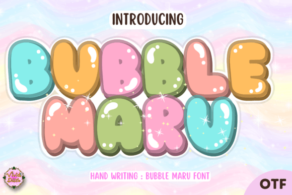 Bubble Maru: A Festive Hand-Lettered Typeface