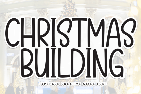 Christmas Building: A Script Handwritten Font for Holiday Design