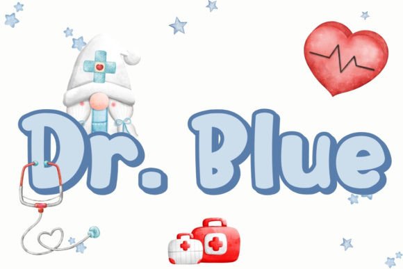 Dr Blue: A Charming Script Font for Your Brand