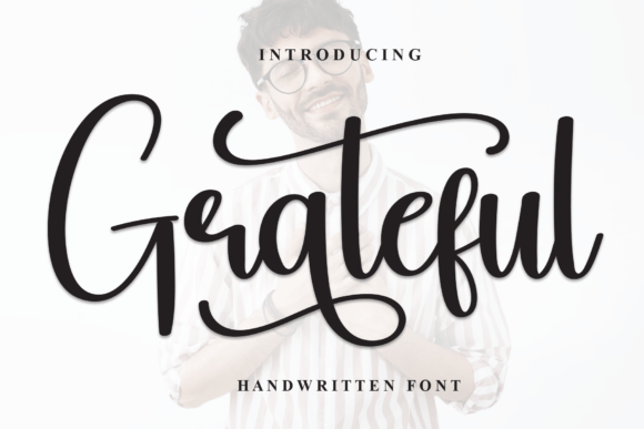 Grateful: The Handwritten Font for Editorial Design