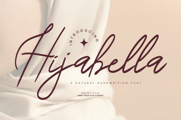 Hijabella: A Natural Handwriting Font for Web Design