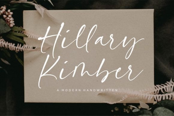 Hillary Kimber: A Modern Handwritten Font for Web Design