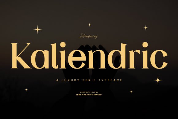 Kaliendric: A Luxury Serif Typeface for Your Brand