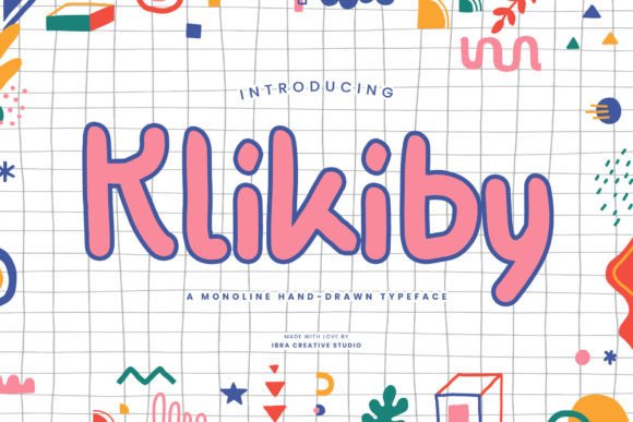 Klikiby: A Monoline Hand-Drawn Typeface for Editors