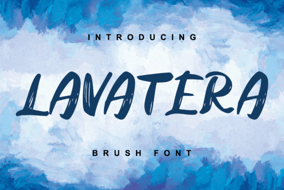 Lavatera: A Masculine Brush Font for Branding