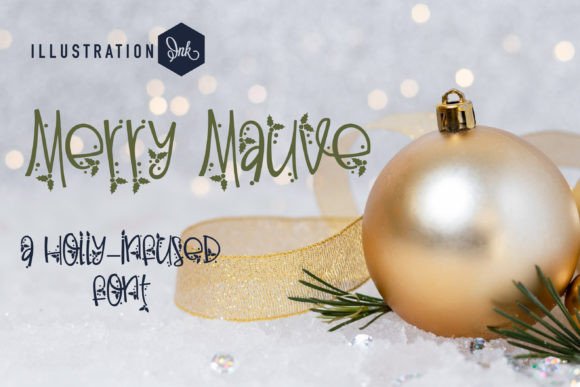 Merry Mauve: A Hand-Crafted Font for Holiday Campaigns