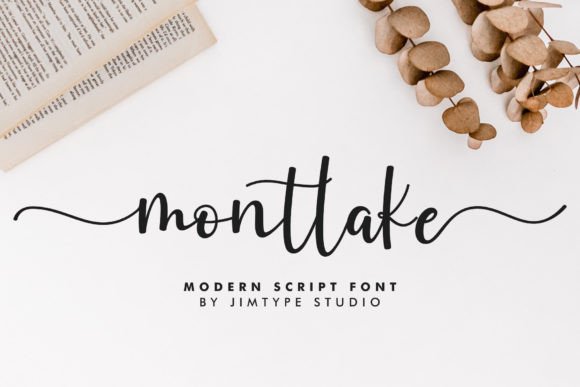 Montlake: A Handwritten Script Font for Crafters
