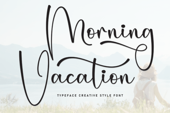 Morning Vacation Handwritten Font for Web Design