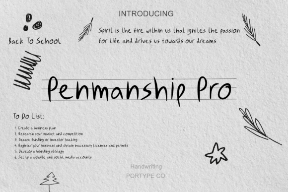 Penmanship Pro: A Premium Handwritten Font for Web Design