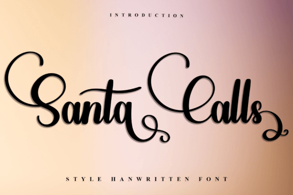 Santa Calls: A Festive Script Handwritten Font Review