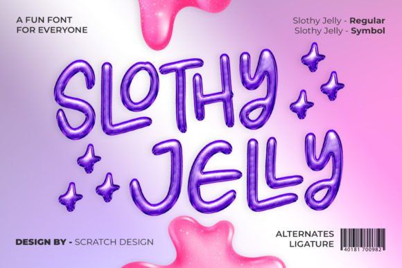 Slothy Jelly: A Fun Handwritten Font for Branding