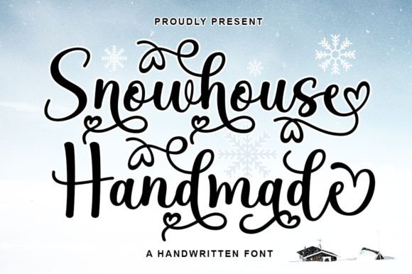 Snowhouse Handmade: The Modern Script Font for Branding