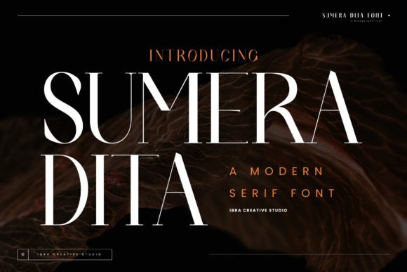 Sumera Dita: A Contemporary Serif Typeface for Editorial Design
